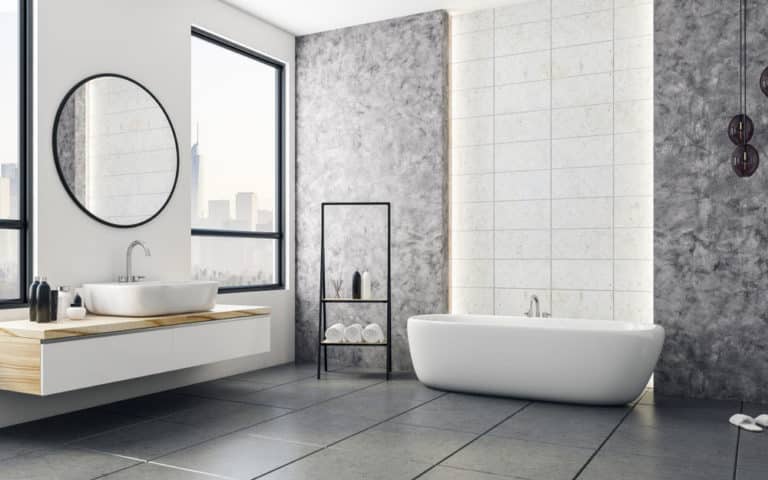 Modern Bathroom Interior — Plumbers in Moss Vale, NSW