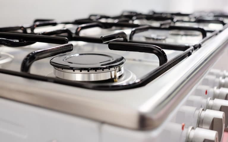 Gas Stove Close Up View — Plumbers in Exeter, NSW